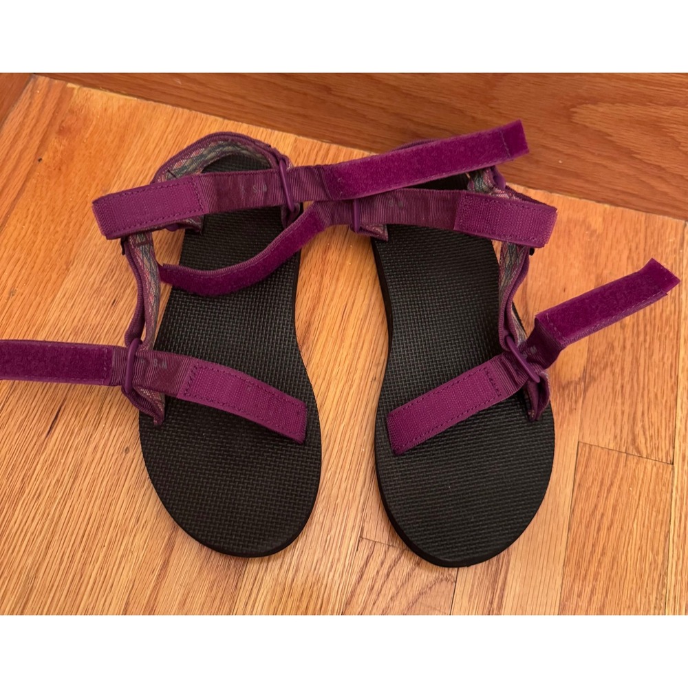 Teva Original Universal Purple Geometric Strappy Sandals Womens 9 1003987 - Picture 4 of 7